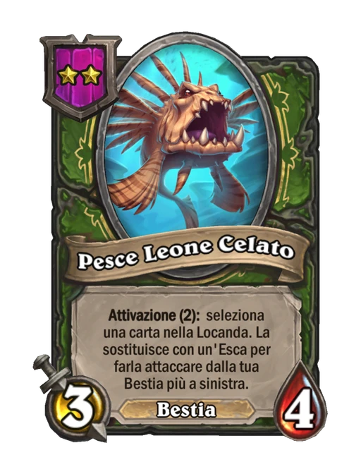 Pesce Leone Celato